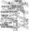 FEBEST TAB-516 Control Arm-/Trailing Arm Bush